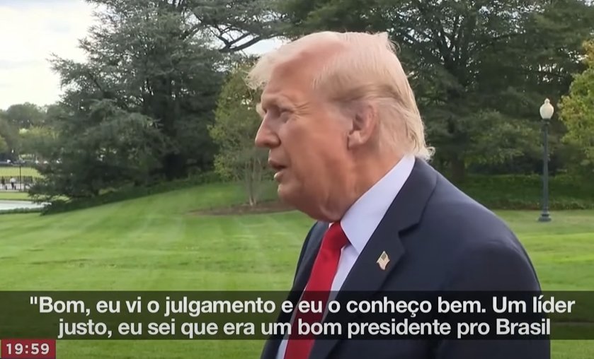 Trump se manifesta sobre condenação de Bolsonaro; veja o vídeo