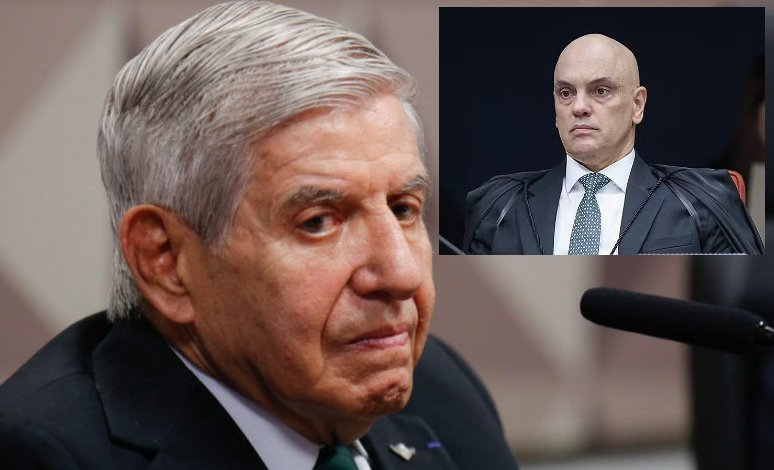 Moraes concede prisão domiciliar para Augusto Heleno com uso de tornozeleira eletrônica