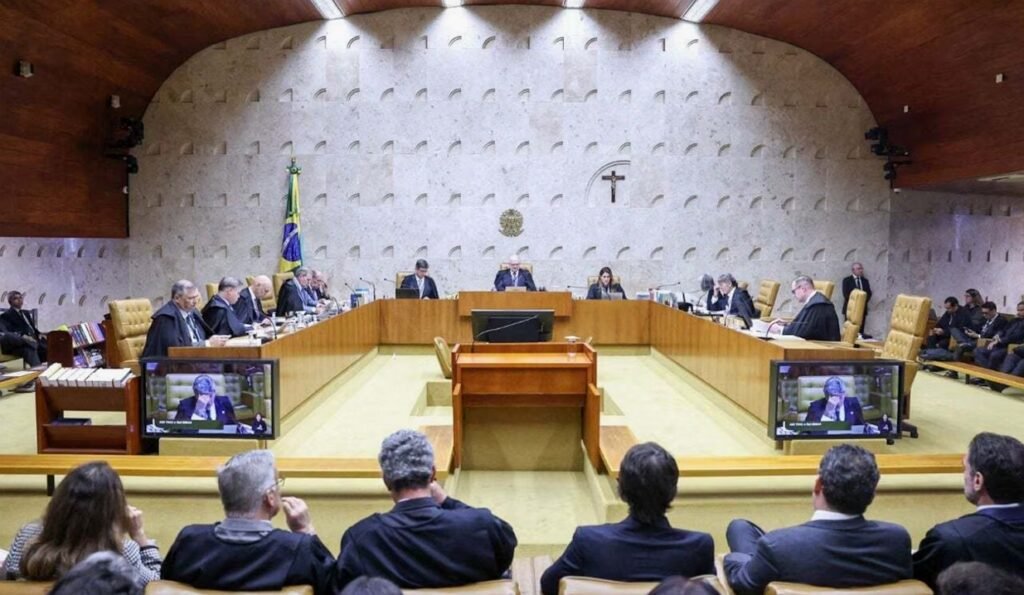 STF realiza sessão sobre mensagens entre Alexandre de Moraes e Daniel Vorcaro