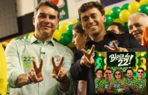 Flávio Bolsonaro e Nikolas Ferreira